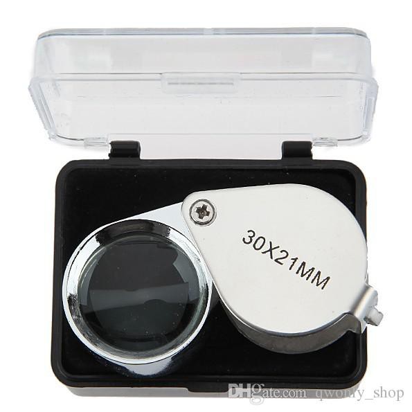 microscope stainless steel Triplet lens loupe / microscope mini