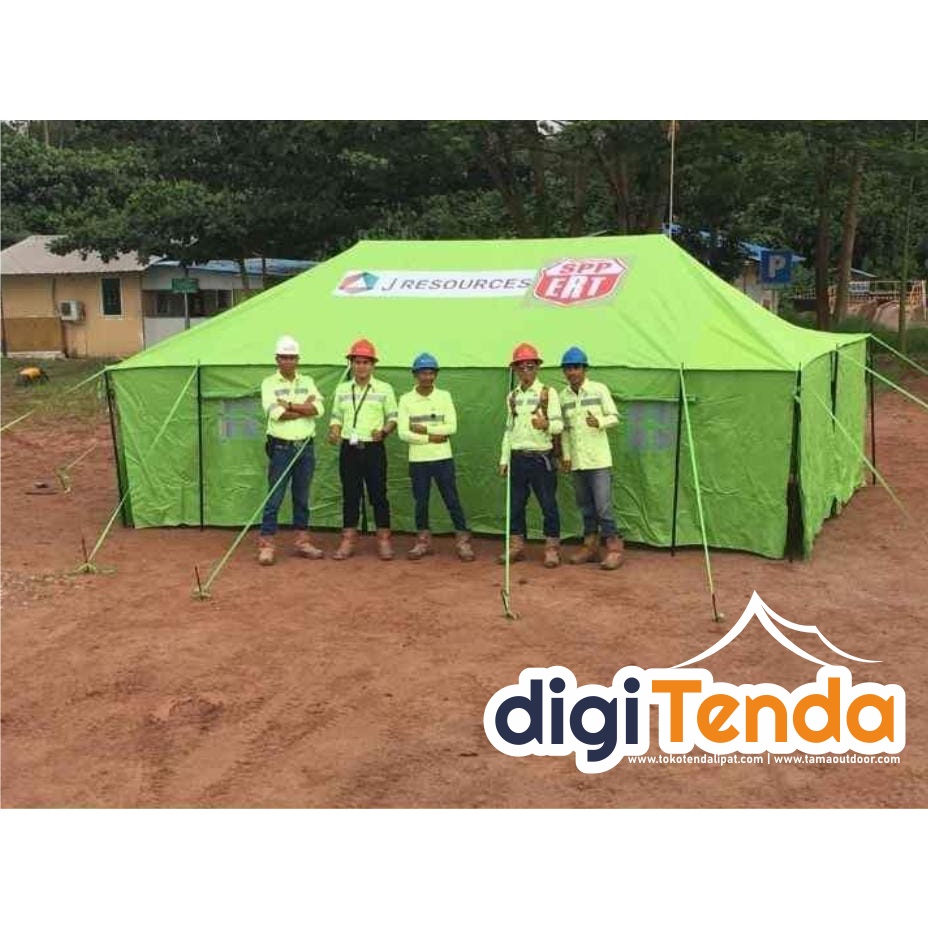 Tenda Regu Komando Pramuka Uk. 4M x 6M Army TNI