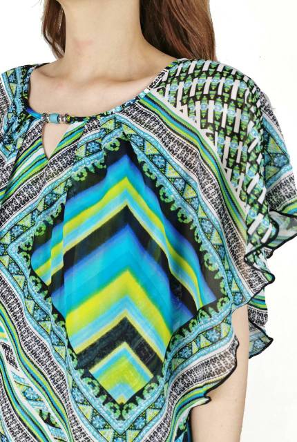 Studio work multicolor batwing blouse