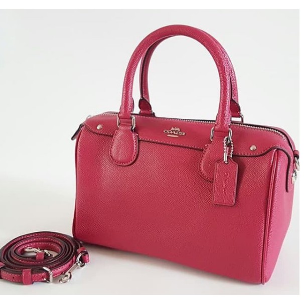 tas coach mini bennet hotpink original bag