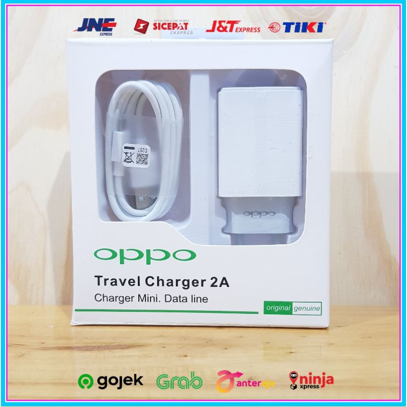 Charger Fast Charger OPPO ORIGINAL 100% Micro USB ORI 5V 2A