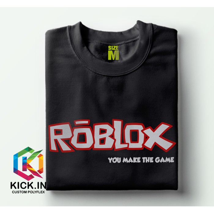 Kaos Baju Obral Combed 30 Distro Roblox Polos Custom Minecraft Game Shopee Indonesia - gambar baju gojek roblox