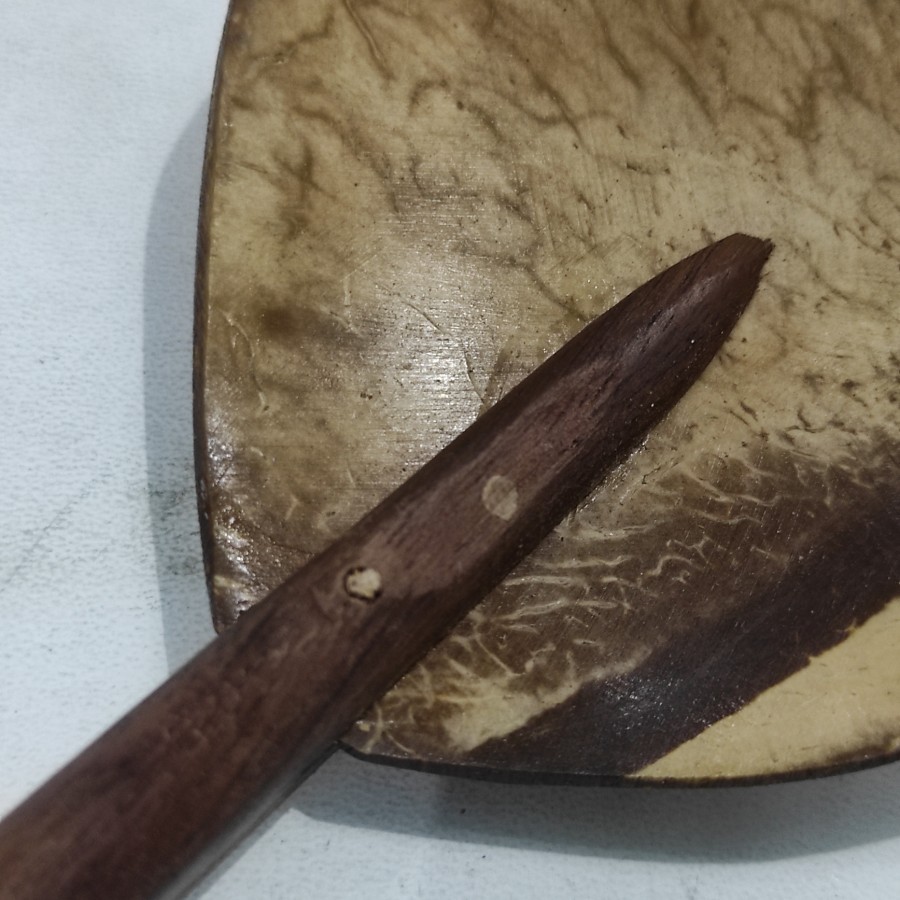 Sendok centong irus ledel ladel Ladle sayur batok kelapa pendek lebar