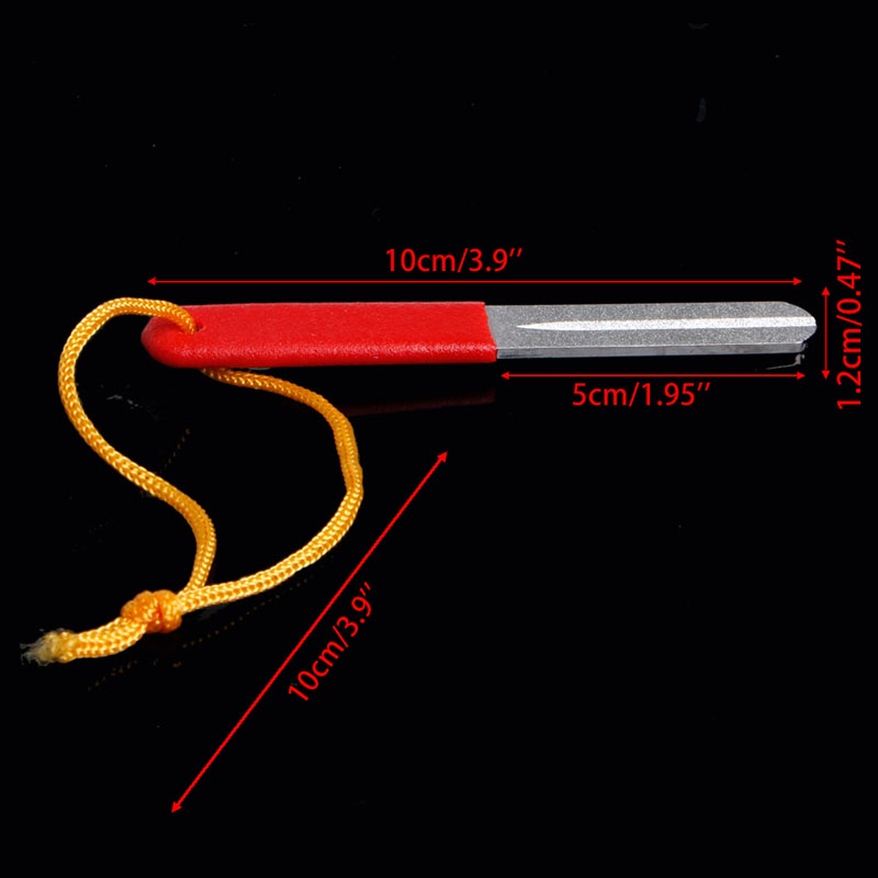 Sun Fishing Hook Fishhook Asah Pengasah Tackle Asahan Dengan Alur Kedua Sisi