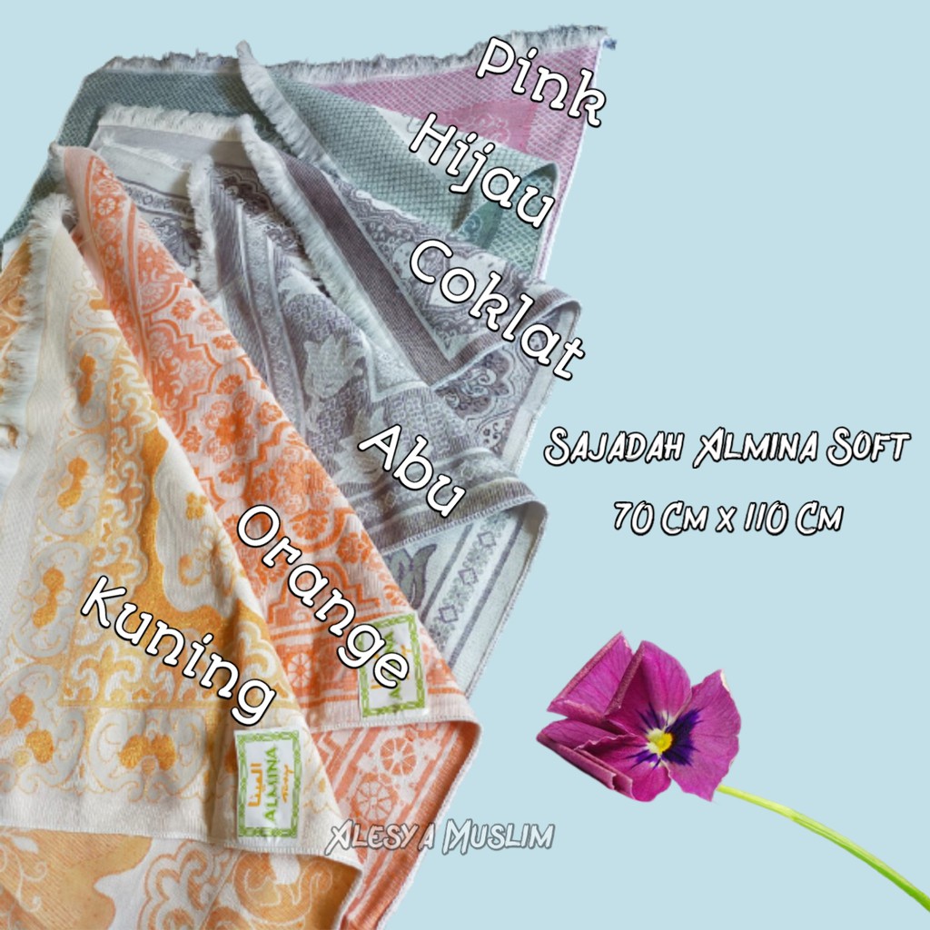 Sajadah made in turkey/sajadah Almina Soft/sajadah bahan katun Poly/bisa bayar ditempat/COD