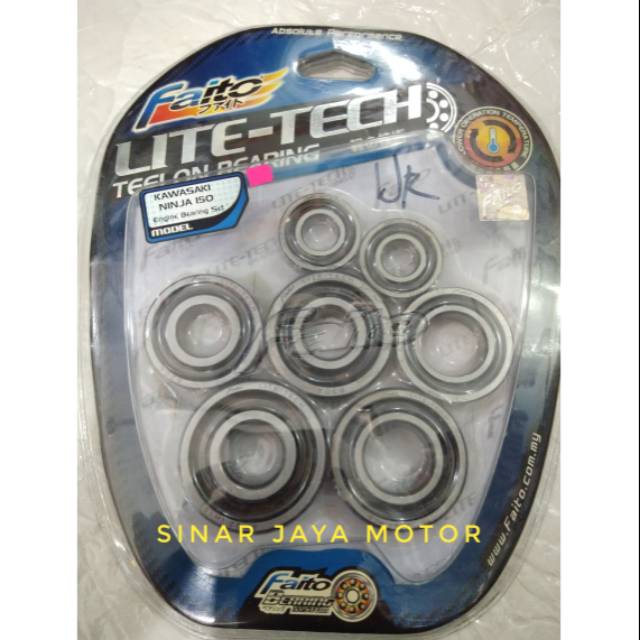 Faito lite-tech kawasaki ninja 150 bearing kruk as laher kruk as not fag cld tdr japan