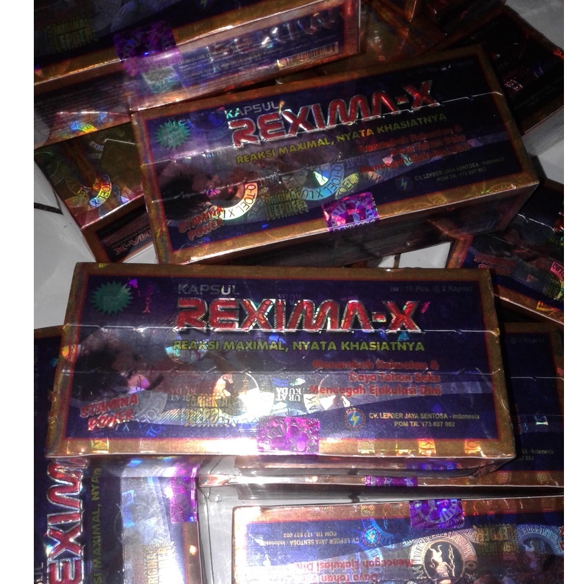 Paket 50 Box Kapsul Reximax Jamu Kapsul Obt Kuat