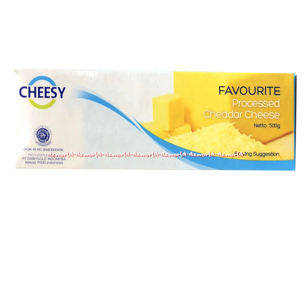 Cheesy Favourite Processed Cheddar 400gr Cheese Keju Chedar Olahan Chese Keju Blok Chesy Favorite Procesed Cedar