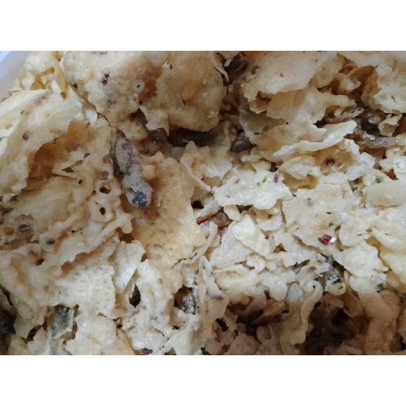 

Remukan peyek peto