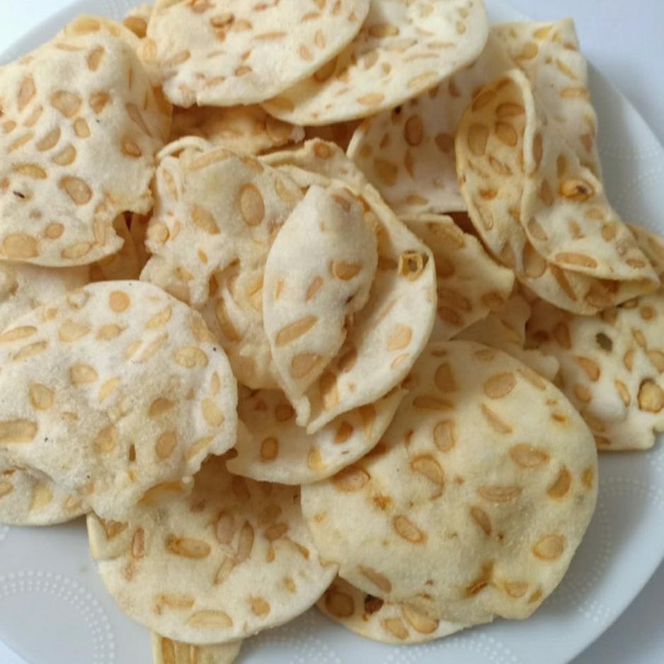 

D94♚ KERIPIK TEMPEH KRIPIK TEMPE UKURAN L 500gr -GLUTEN FREE Bagus Dipakai