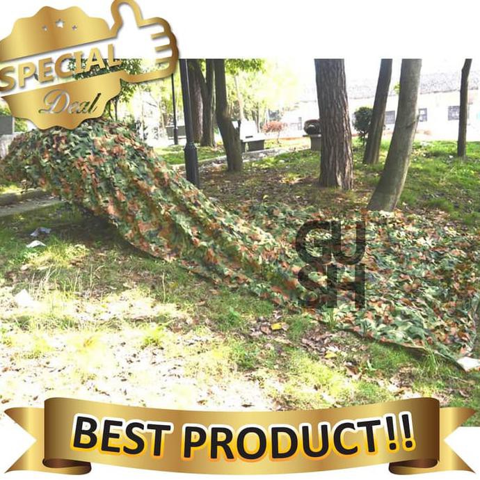 Tenda Jaring Kamuflase Camping Militer Camouflage Net 2X3M - Net Camo