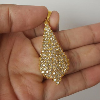 Liontin Bandul Salak Jumbo Full Mata Minyak Permata Lapis 