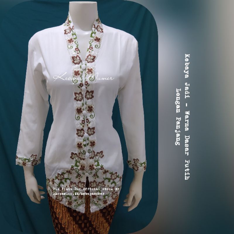 Kebaya Encim. Kebaya Jadi. Kebaya Modern. Kebaya Bordir. Kebaya Putih. Kebaya Asoka. Kebaya Coklat