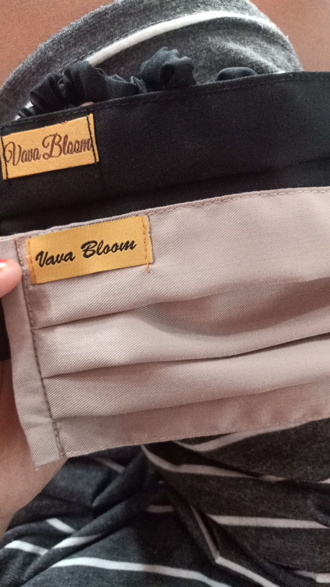 Masker Serut Dua Lapis Masker Hijab Masker Headloop Masker Vava Bloom