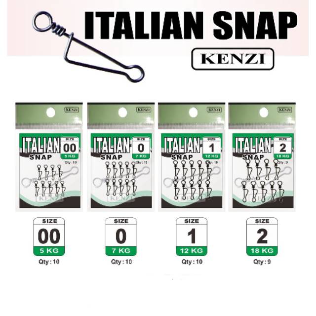 KENZI / STELLA - ITALIAN SNAP / SNAP PELAMPUNG