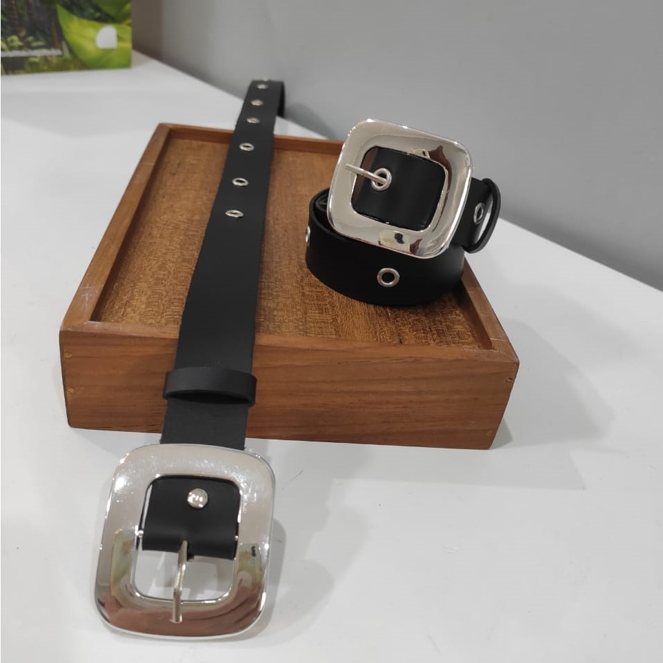 VANILLESHOP - Ikat Pinggang Wanita Ring Belt KOREA BELTIC EYELETS STRADY-KOTAK KOREA