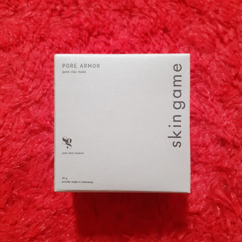 Skin game pore armor clay mask