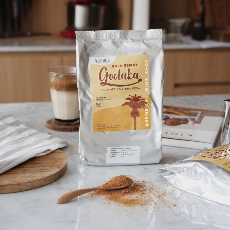 

Goolaka GULA AREN BUBUK 1 KG Brown Sugar POWDER Palm Gula Merah Semut