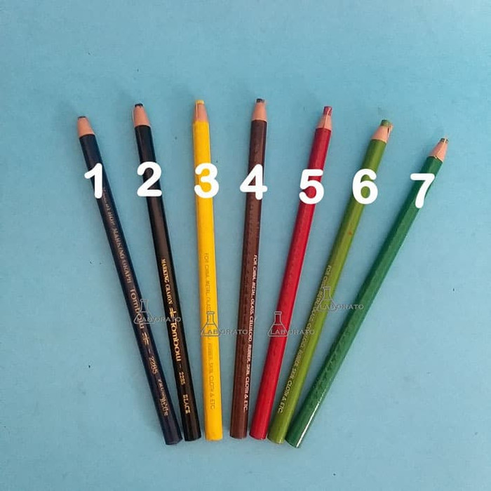 Pensil Kaca Jahit Karet Metal Dermatograph Kapur Kain Ori Hj138