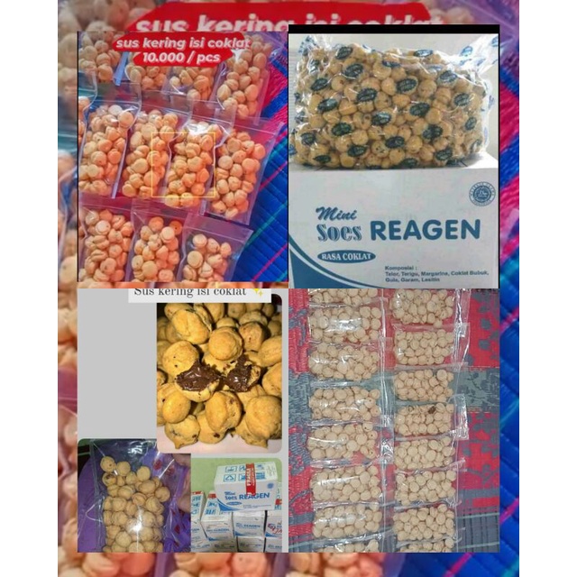 

basreng macaroni kripikusus dan soes coklat