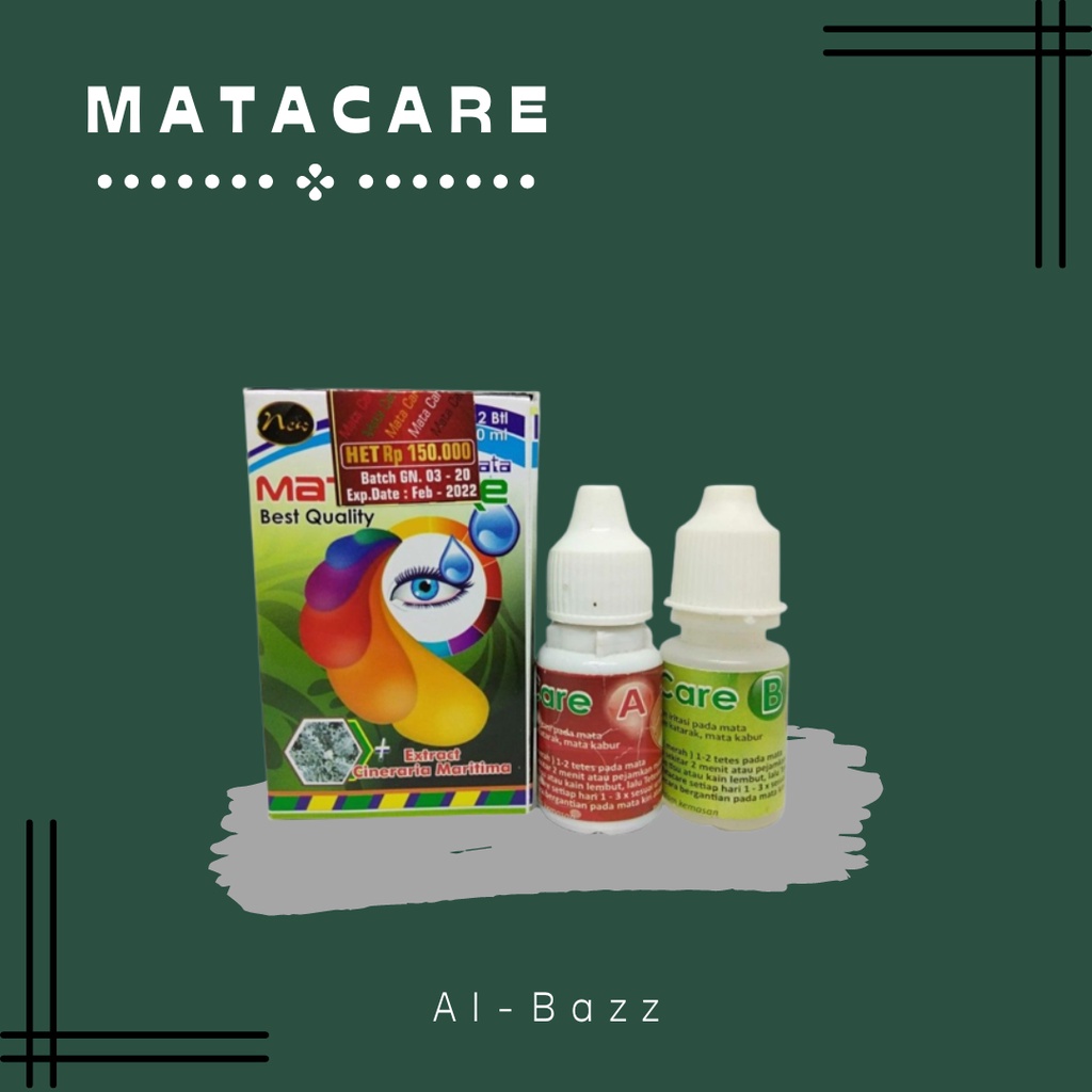 Original Obat Mata Katarak - Obat Mata Glukoma Matacare Tetes - Obat Mata Matacare Tetes Exp Baru