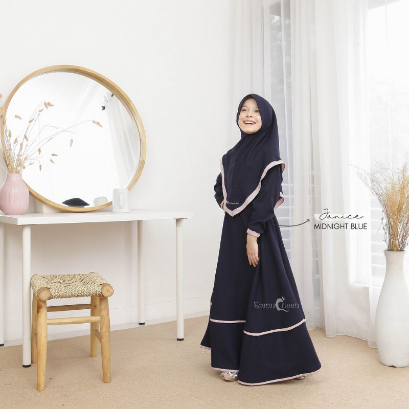 Emmaqueen Gamis anak Set Dress Jannice