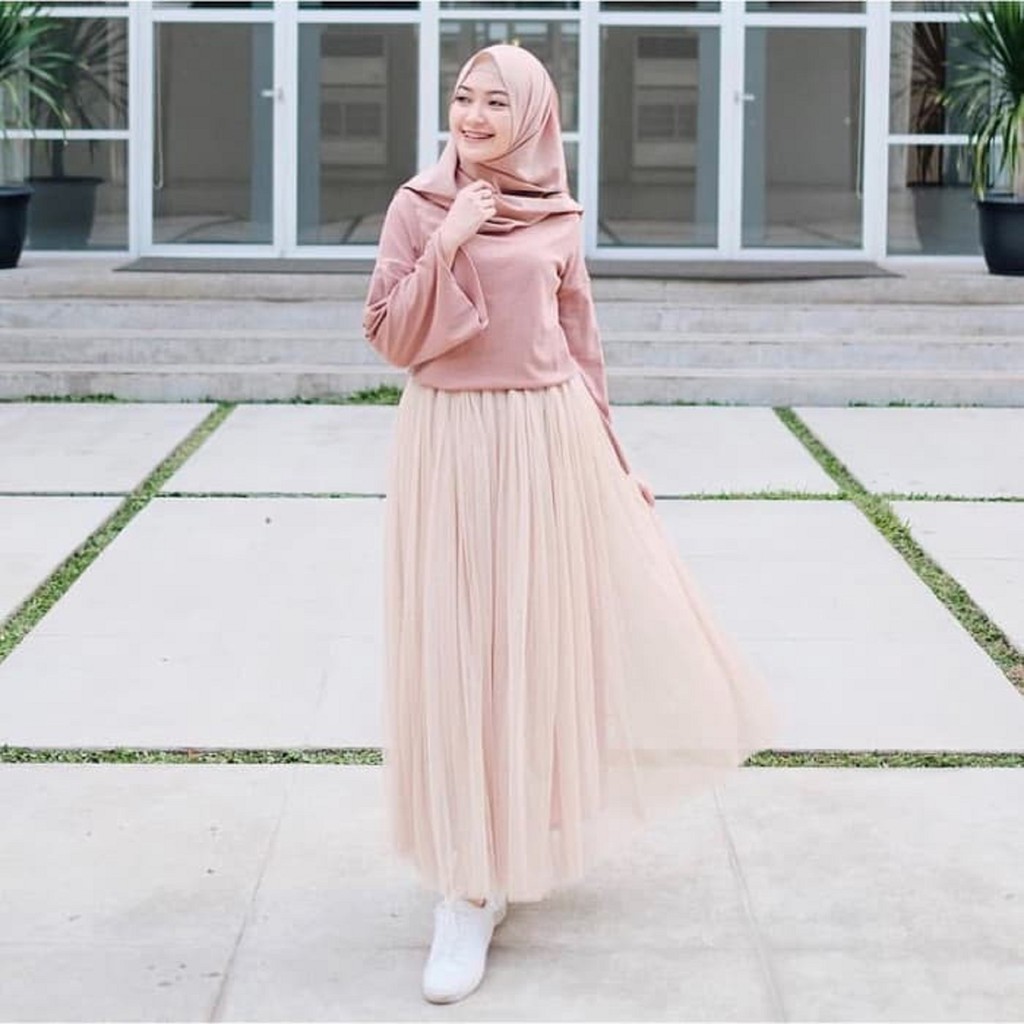 Rok Tutu / Rok Jaring Mutiara / Rok Maxi Wanita