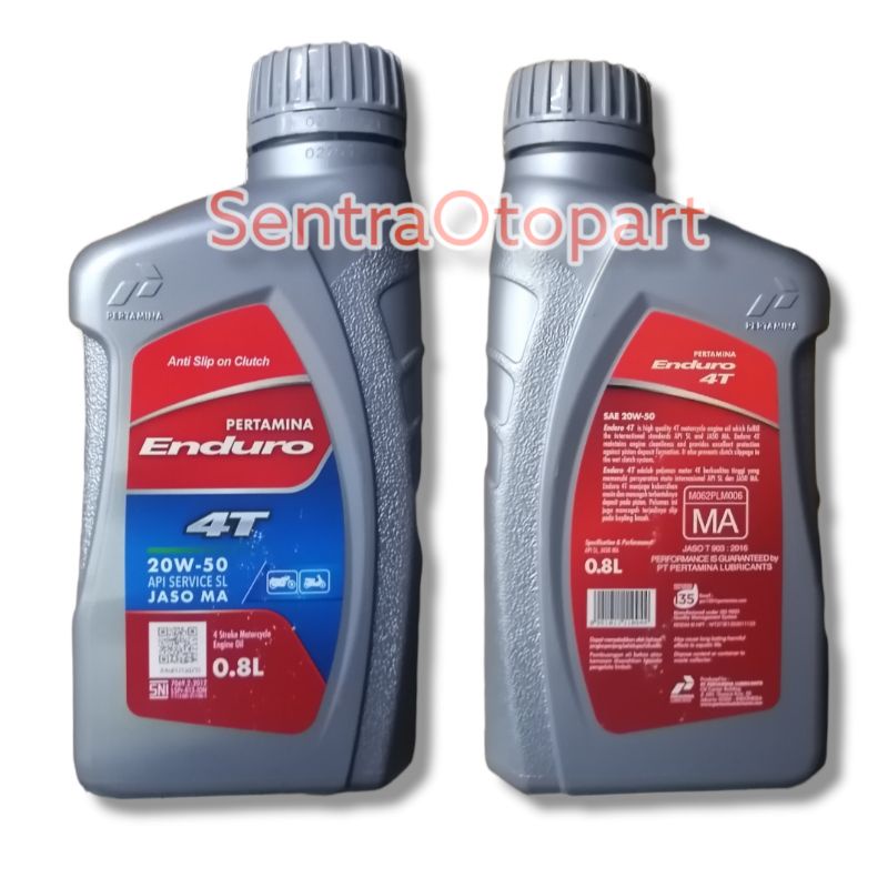 oli pertamina enduro 4T 800ml sae 20w 50