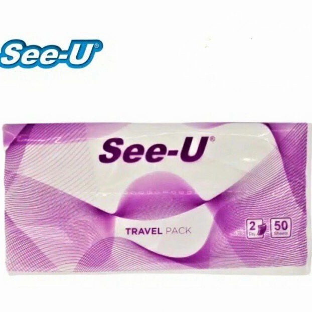 

TISSUE SEE-U TRAVEL PACK 2PLY 50S SUFT-231AA