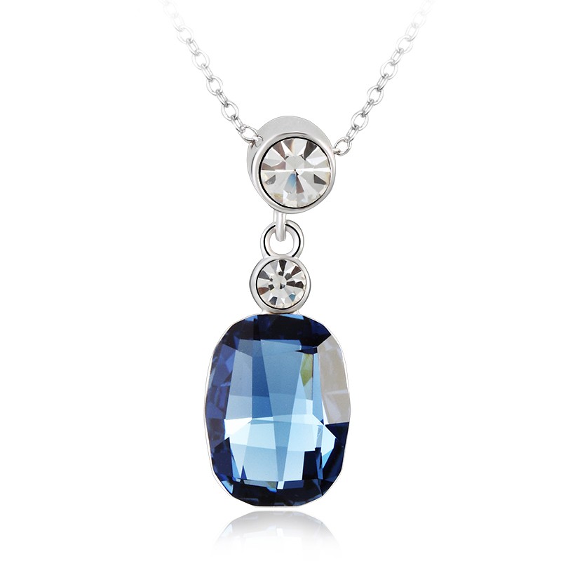 Twilight Kalung Kristal Impor Wanita Swarovski Crystal Pendant Cewek Impor Hadiah Kado Ultah