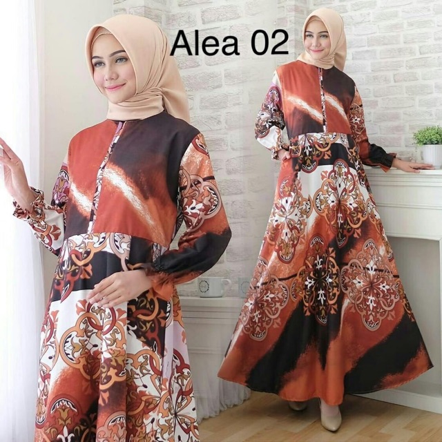 FC- MAXI ALEA / GAMIS WANITA KEKINIAN / GAMIS WANITA MURAH