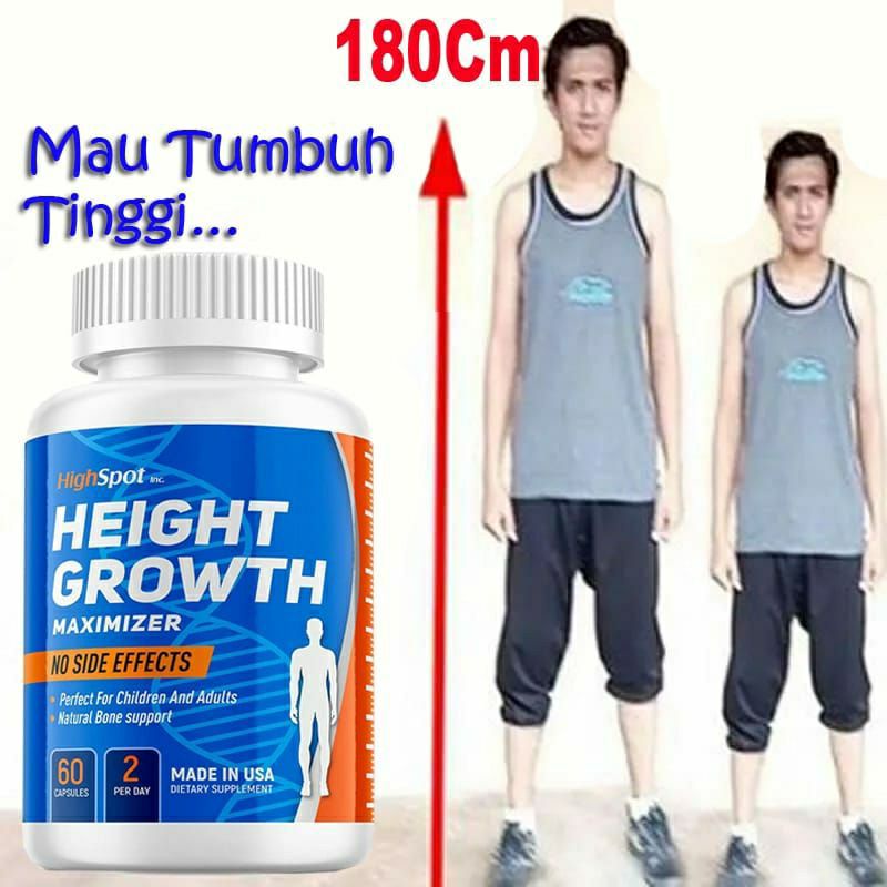 HEIGHT GROWTH MAXIMIZER ASLI 100% OBAT PENINGGI BADAN HERBAL SUPER GROW UP ASLI