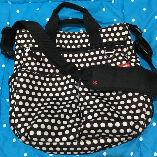 skip hop polka dot diaper bag