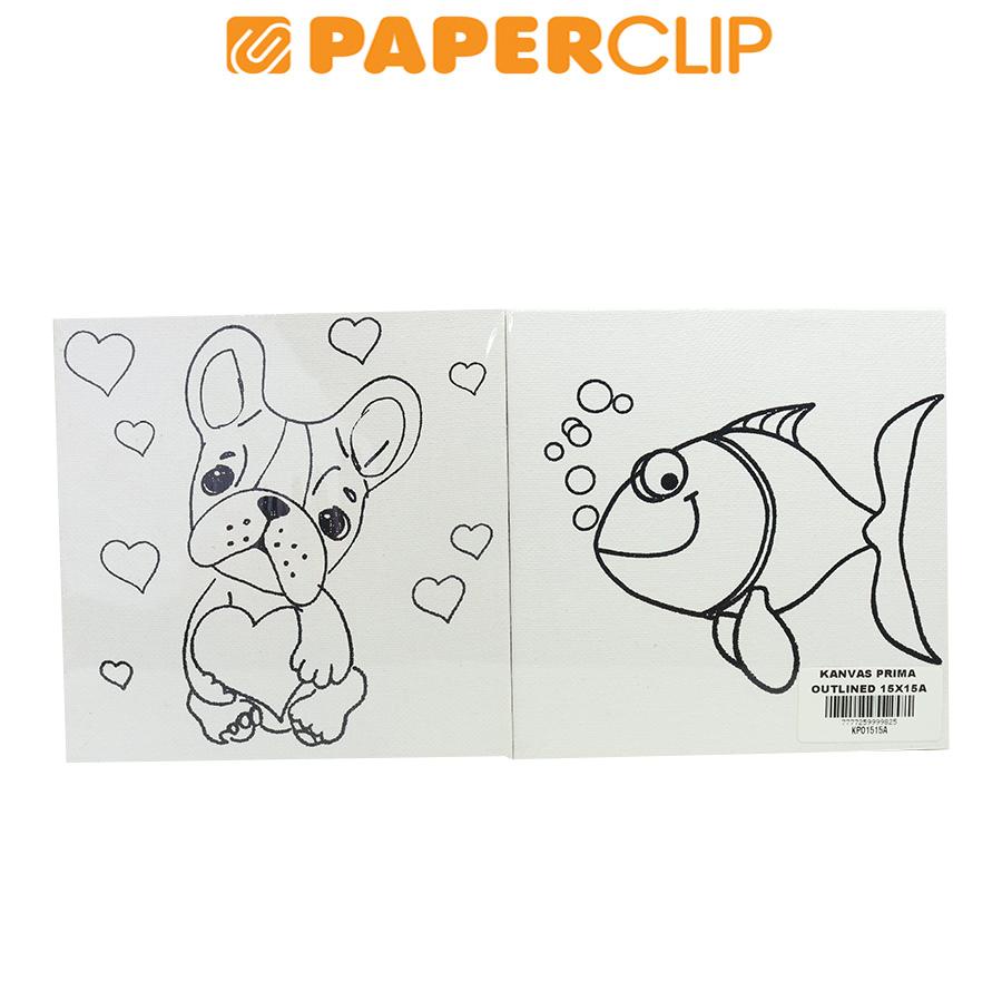 

CANVAS PRIMA OUTLINE 15 X 15CM A VALUE PACK (4 PCS)