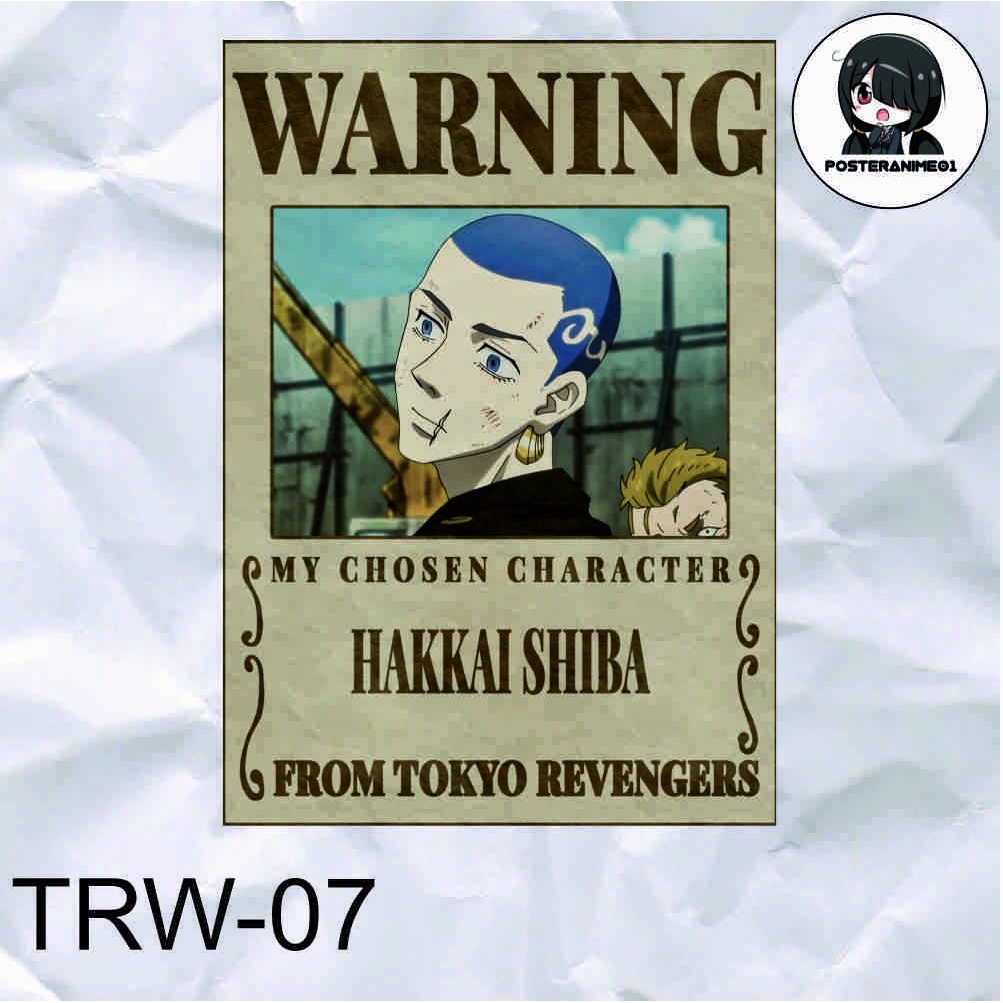 Poster Anime Tokyo Revengers | Poster Anime Tokyo Revengers Warning Aesthetic | DRAKEN | MIKEY | TERLENGKAP-7.HAKKAI
