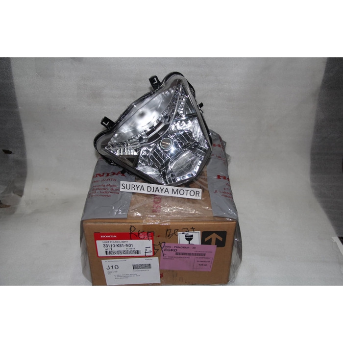 Reflektor Lampu Depan Head Lamp Beat FI F1 ESP 2017 Original Honda