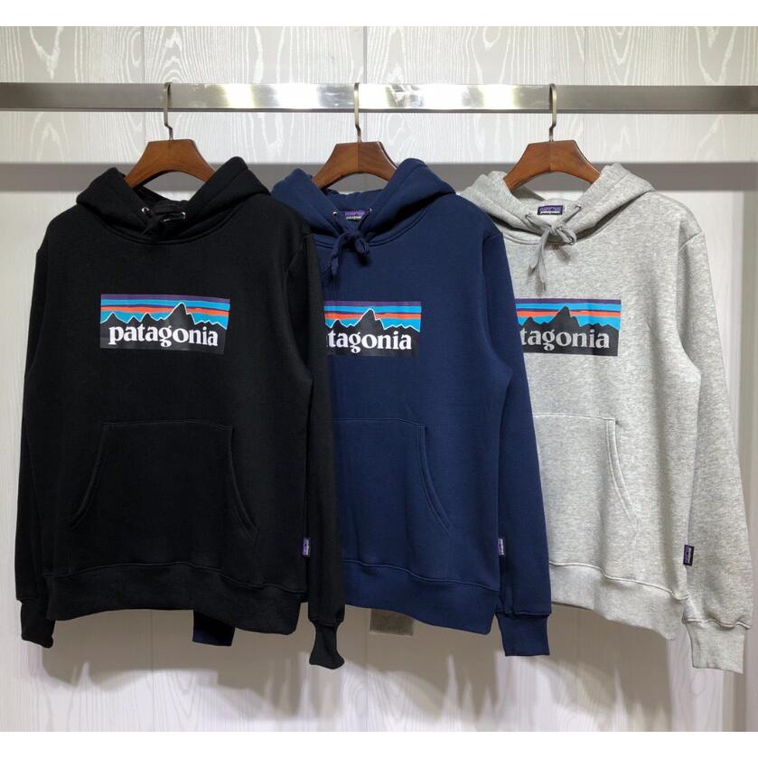 patagonia blue hoodie