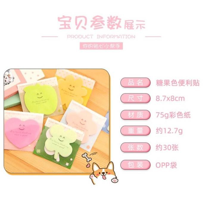 

STICKY NOTE SHAPE STAR FLOWER - CLOVER