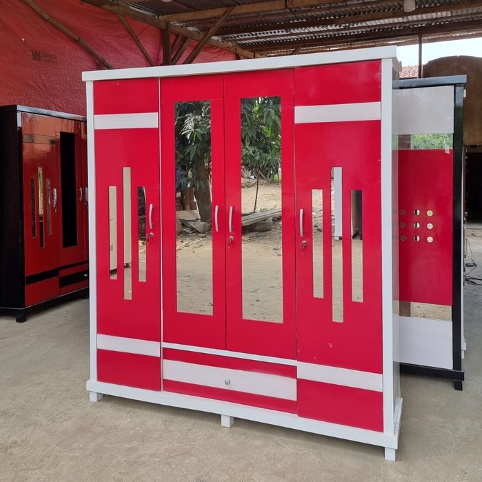 LEMARI PAKAIAN 4 PINTU / LEMARI BAJU / PINTU BUKAAN