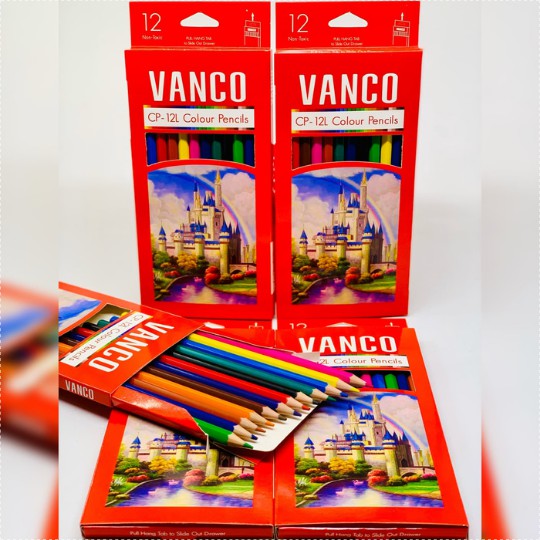 

Pensil Warna VANCO Panjang 12 warna Murah Berkualitas