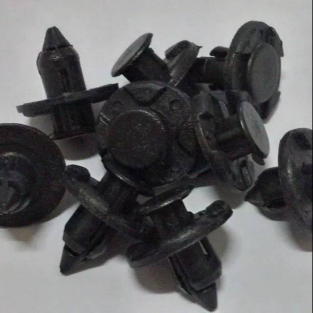 KLIP CLIP BUMPER GRILL FENDER AVANZA XENIA VELOZ NISSAN DATSUN HITAM