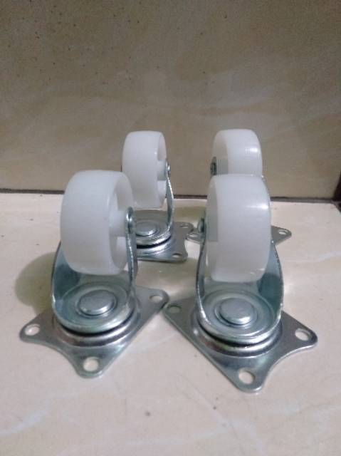 Roda koper gepeng 2&quot; roda etalase pvc