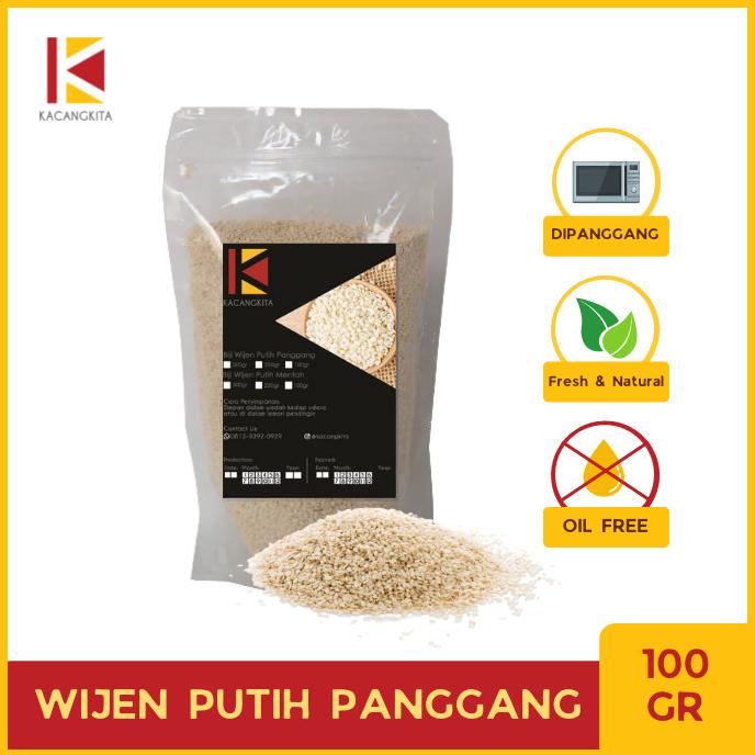 

READY STOCK Biji Wijen Putih Panggang - Roasted White Sesame seed 100gr AP136