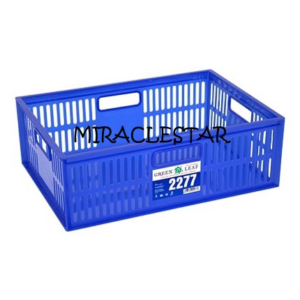 Container 2277 Green  Leaf  Keranjang Industri Serbaguna 