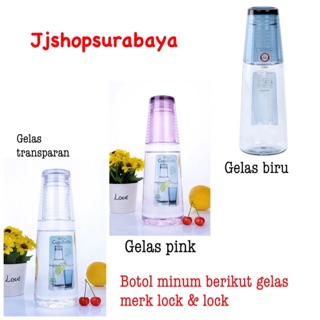 Jual Lock and lock - botol minum berikut gelas , 950 ml | Shopee Indonesia