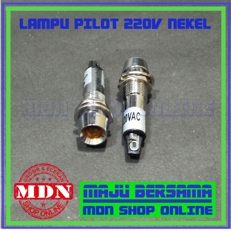 lampu pilot kuning 220 volt nekel