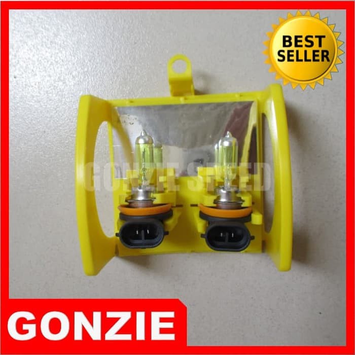 Bohlamp Lampu Foglamp Kuning H11 12V 55 watt Pure Yellow