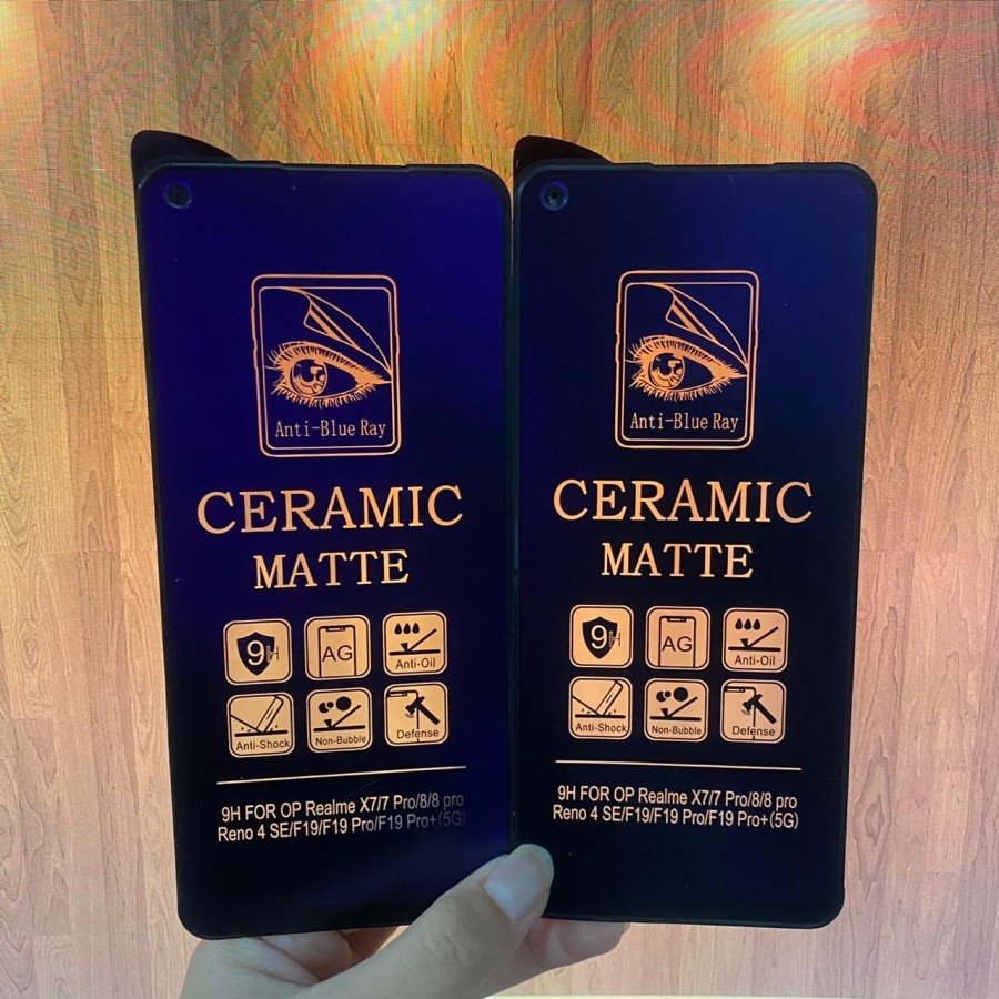 REALME 11 10 9 9 PRO 9 PRO+ 8 5G 8i 8 nfc 8 8 PRO 3 3 PRO C11 2020 C12 C15 ANTI GORES LENTUR BLUE LIGHT CERAMIC, ANTI RADIASI PELINDUNG LAYAR ANTI PECAH SCREEN GUARD FULL COVER PRESISI PELINDUNG LAYAR BUKAN KACA TEMPRED 9 PRO PLUS 9 PRO +