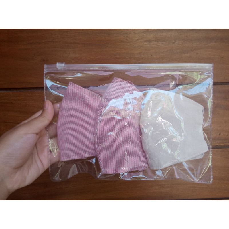 Pouch Souvenir Plastik Pouch Ziplock Masker