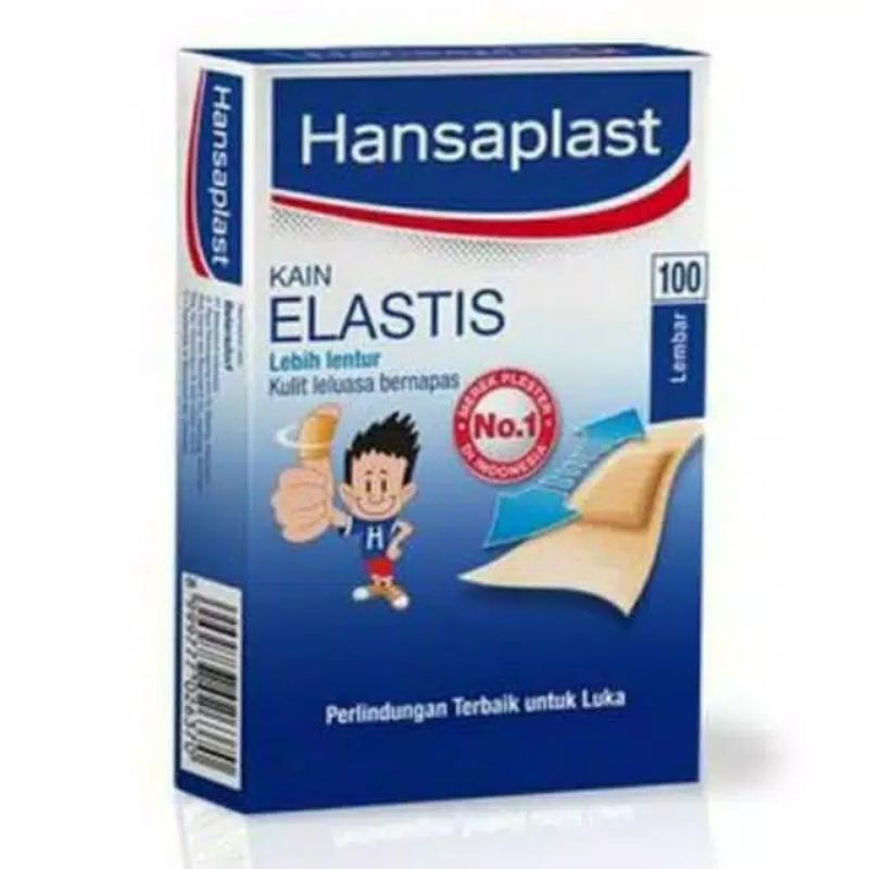 (ISI 10) HANSAPLAST KAIN ELASTIS / KAIN PEMBALUT LUKA / PLESTER LUKA